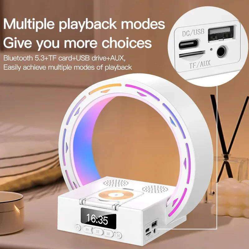 LumiSound Pro: 4-in-1 Smart Lamp & Speaker Hub