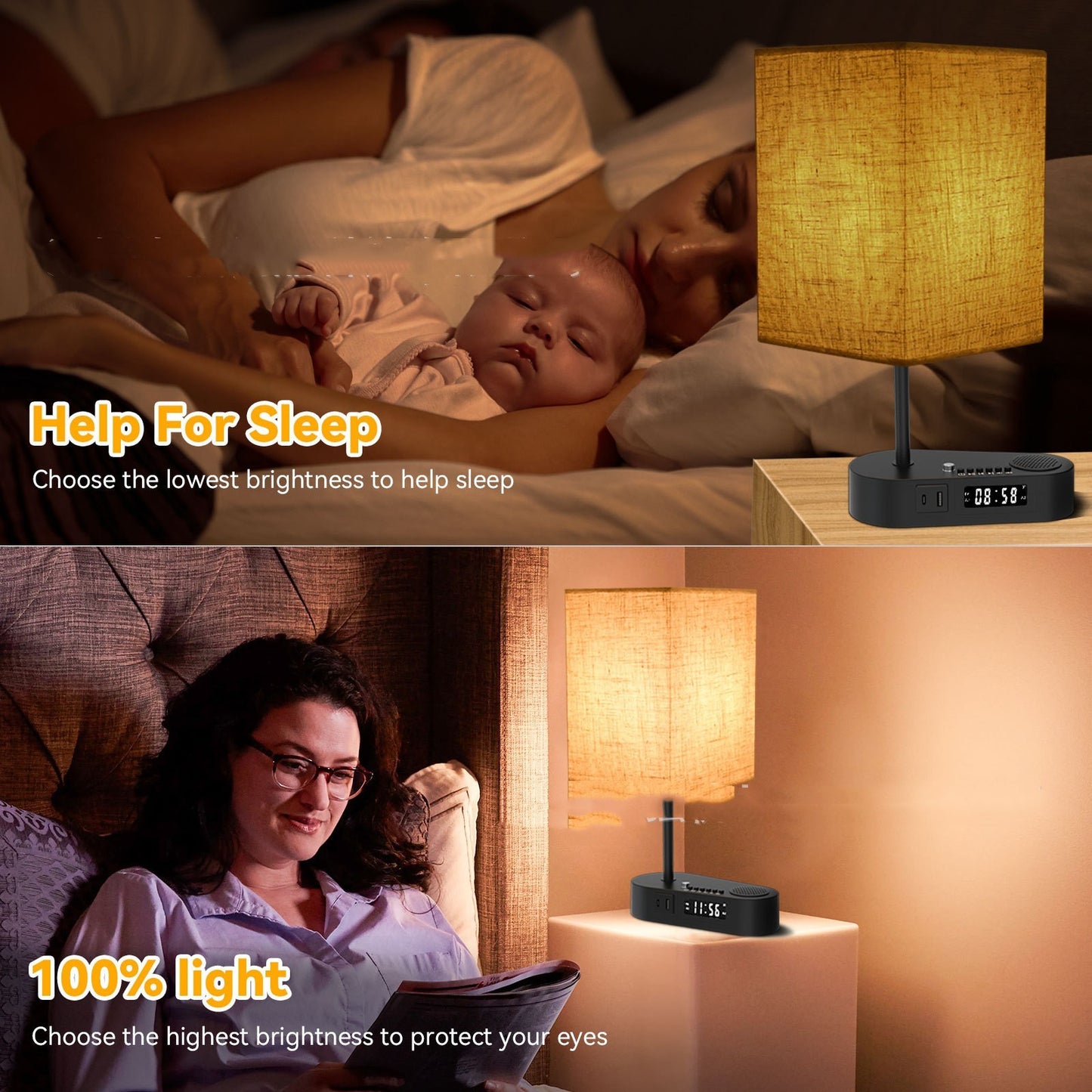 EchoGlow Multifunctional Table Lamp